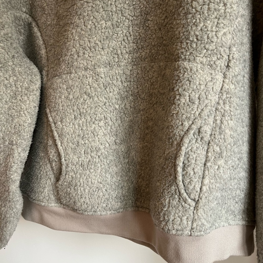 Madewell Shearling Polartec Pullover - Medium - E… - image 7